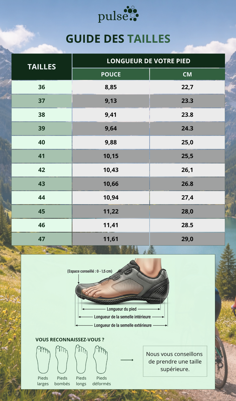 Guide des tailles