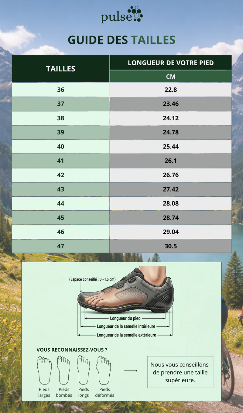 Guide des tailles