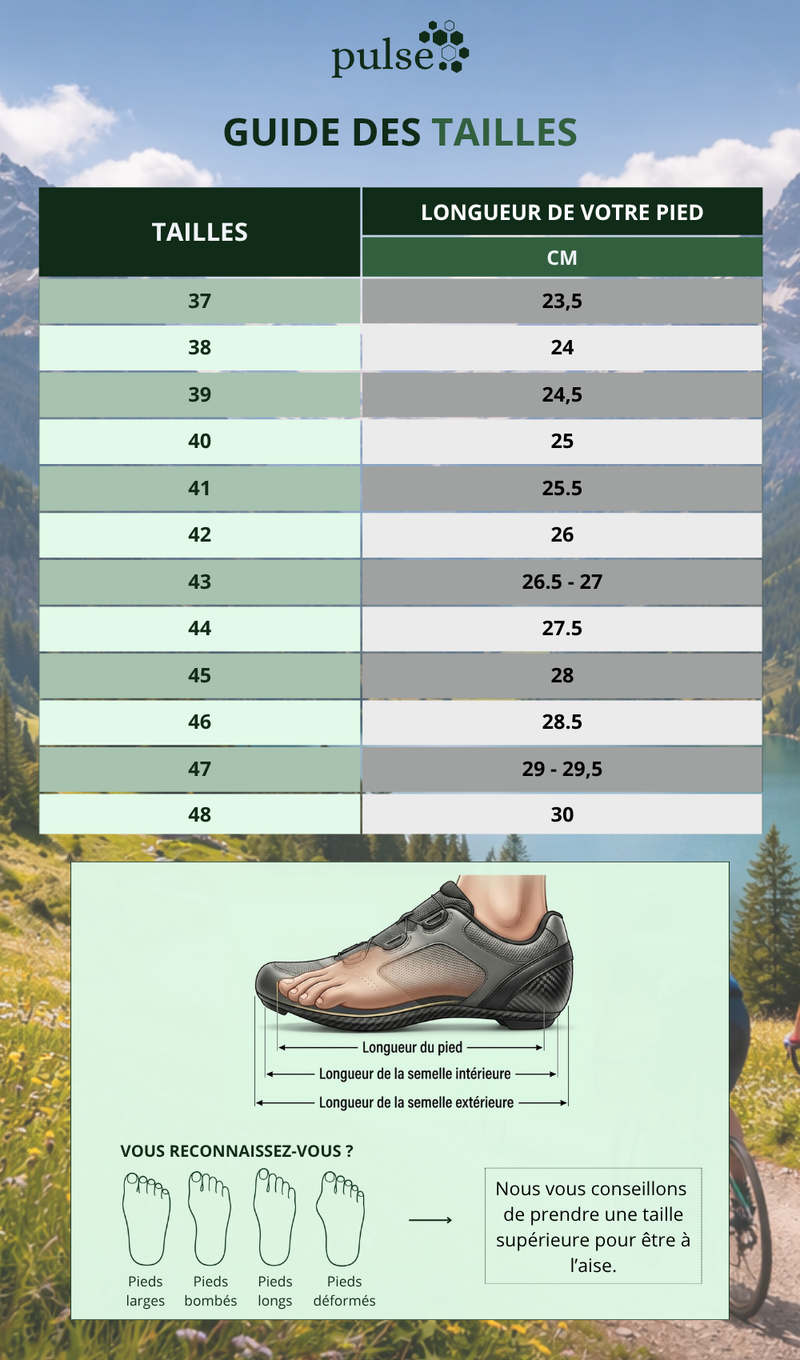 Guide des tailles