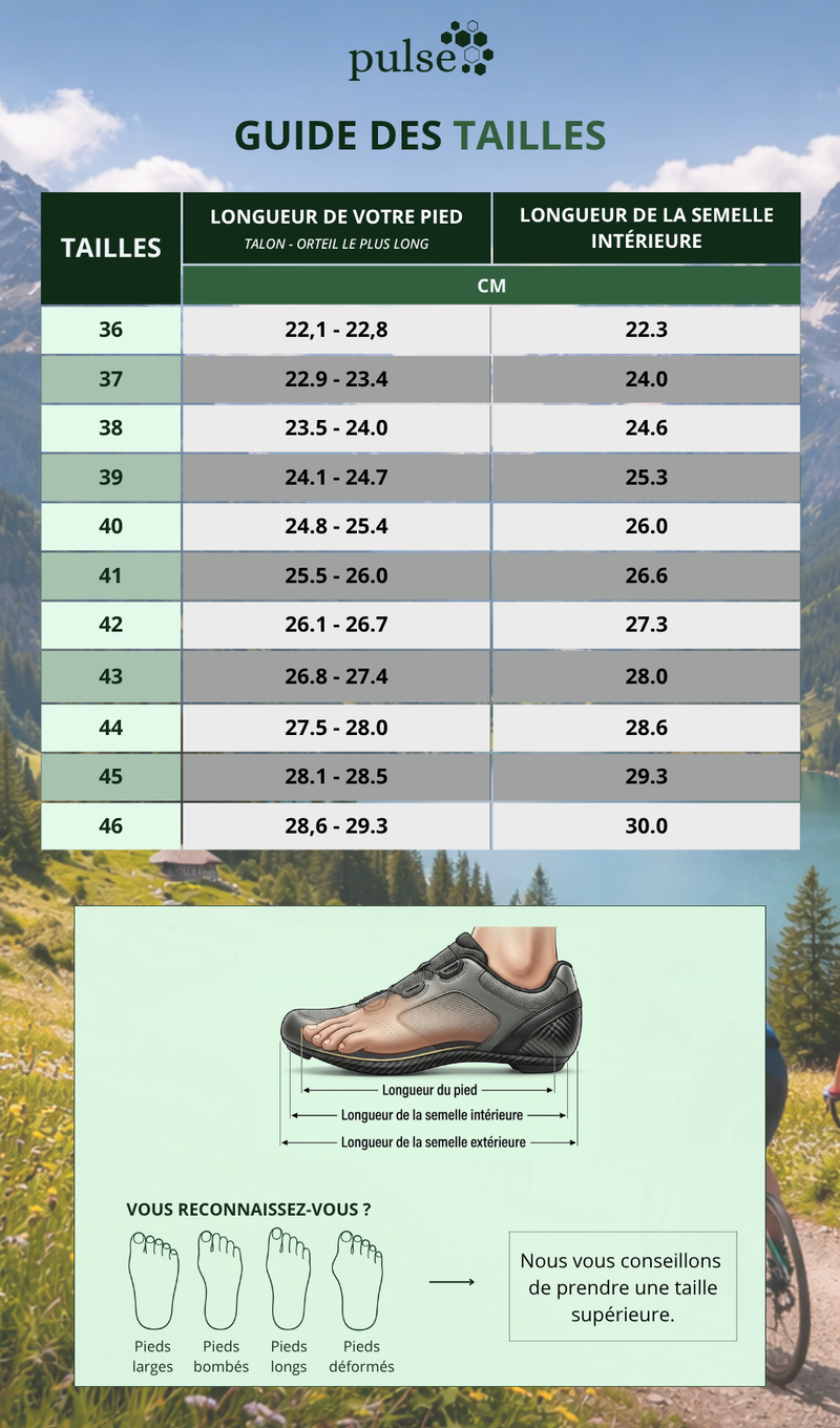 Guide des tailles